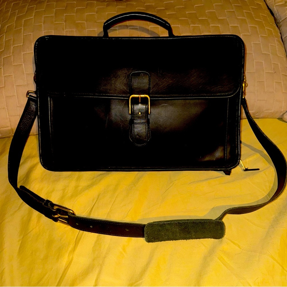 COACH LEATHER BRIEFCASE